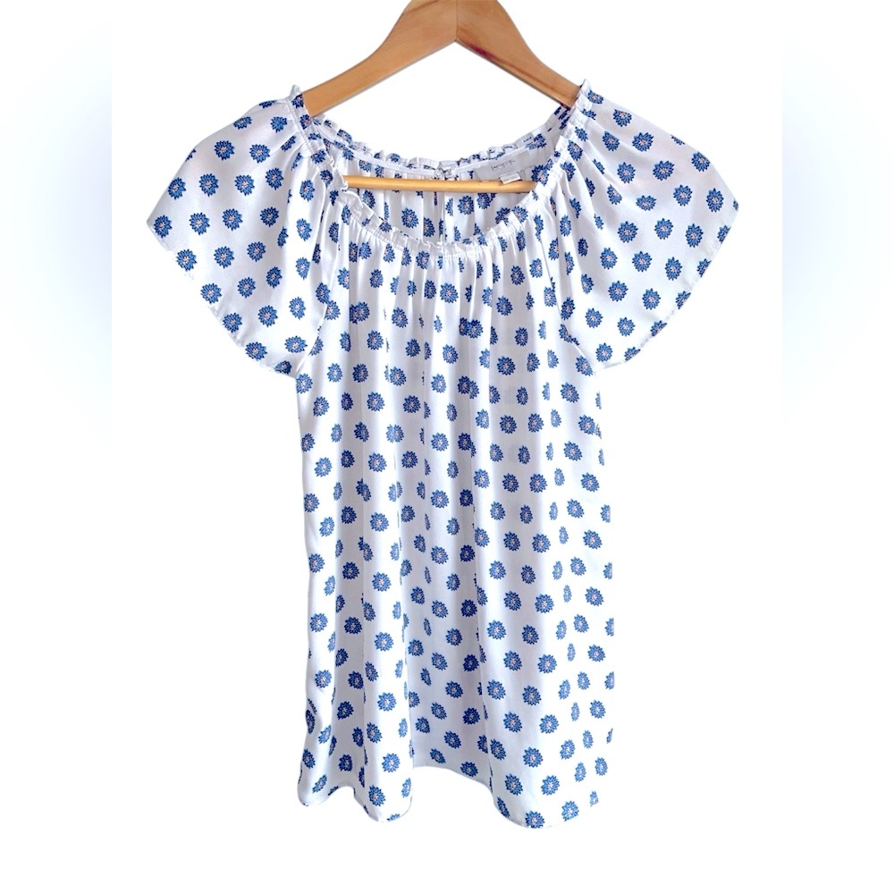 Sheer Blouse, Short Sleeve